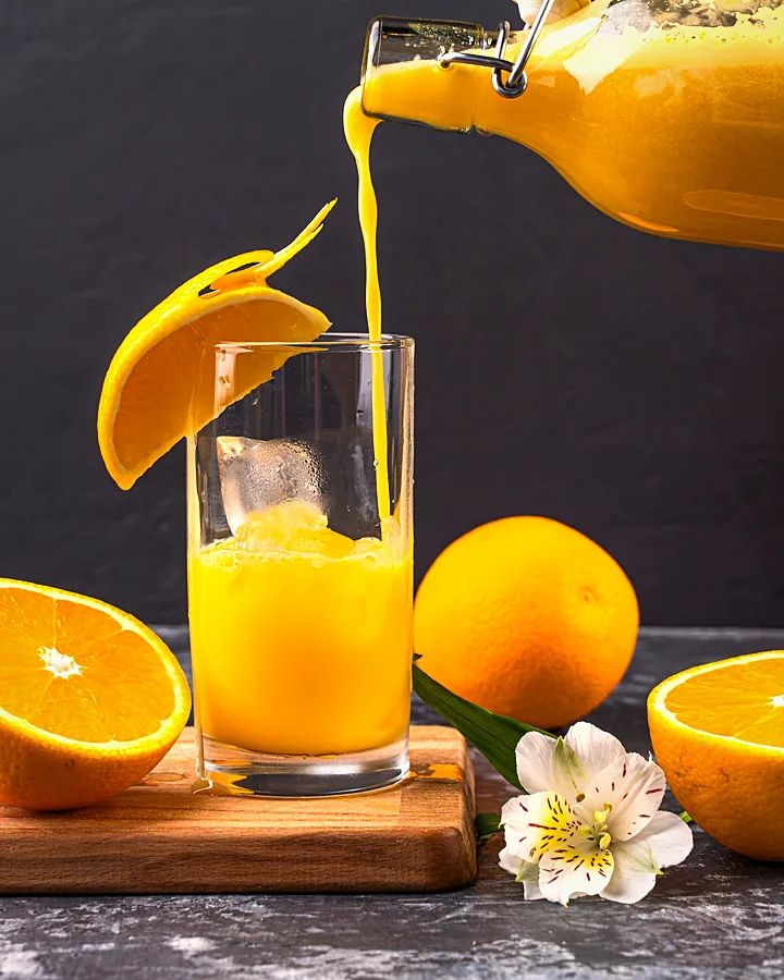 Jus d’orange pressé minute